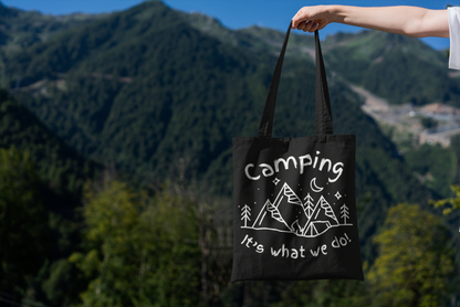 Camping it's what we do!  Tote Bag